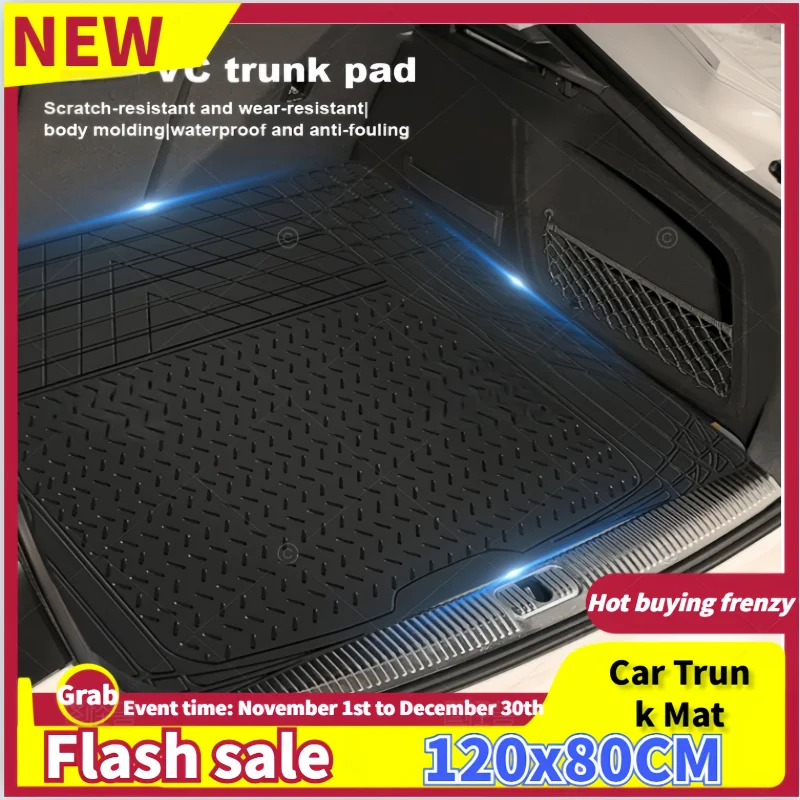 

Сверхмощные резиновые автомобильные коврики с грузовым вкладышем, универсальная отделка, подходящая для внедорожников, грузовиков, седанов, водонепроницаемый, легко чистящийся напольный коврик для автомобиля