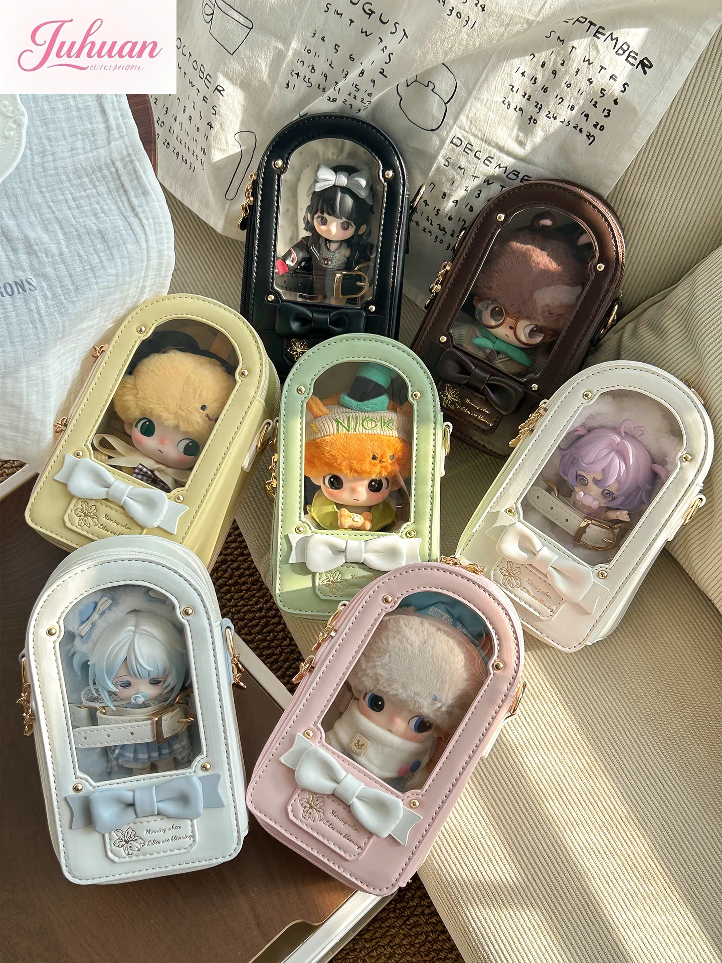 

Japanese Original Sweet and Cute 12-point Bjd Baby Bag Two-dimensional Comic Exhibition Can Be Crossed Shoulder Ob11 Pack Women