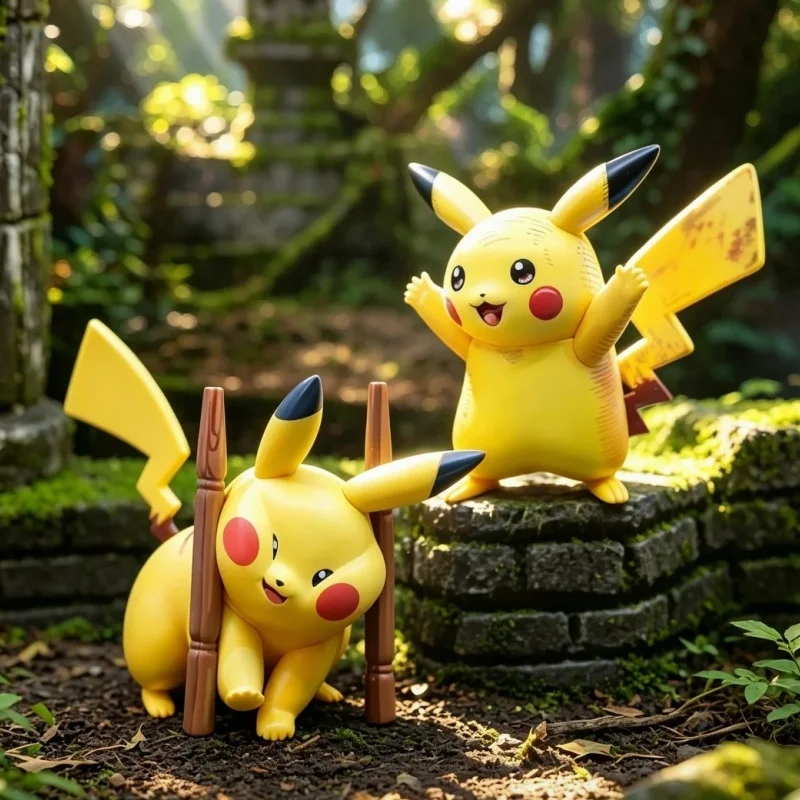 PTCG 30th Celebration PKM Trading Card Game Card Illustration Figure Collection Blind Box Statue Surprise Toys Figure Decoration