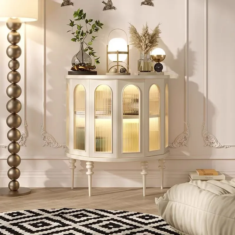 

Dining Standing Living Room Cabinets Doors Nordic Display Bedroom Cabinet Entryway Glass Meuble Rangements Home Accessories