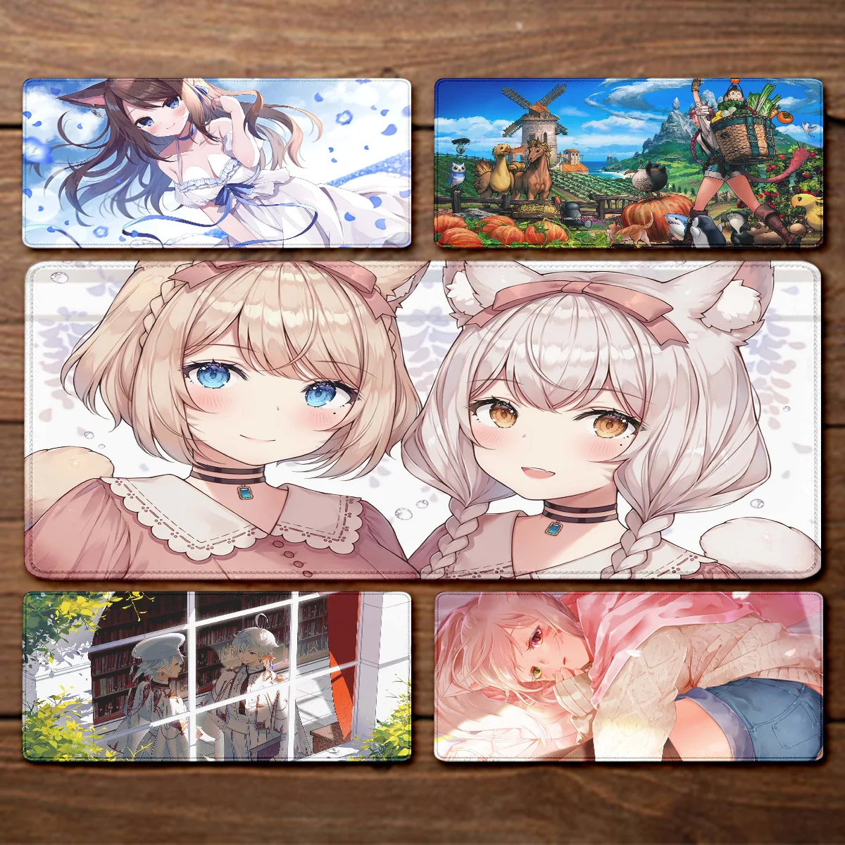 

Large Mouse Pad Online games Final Fantasy XIV Gaming Mousepad Company teclado Mouse Mats Carpet Computer AntiSlip Table DeskMat