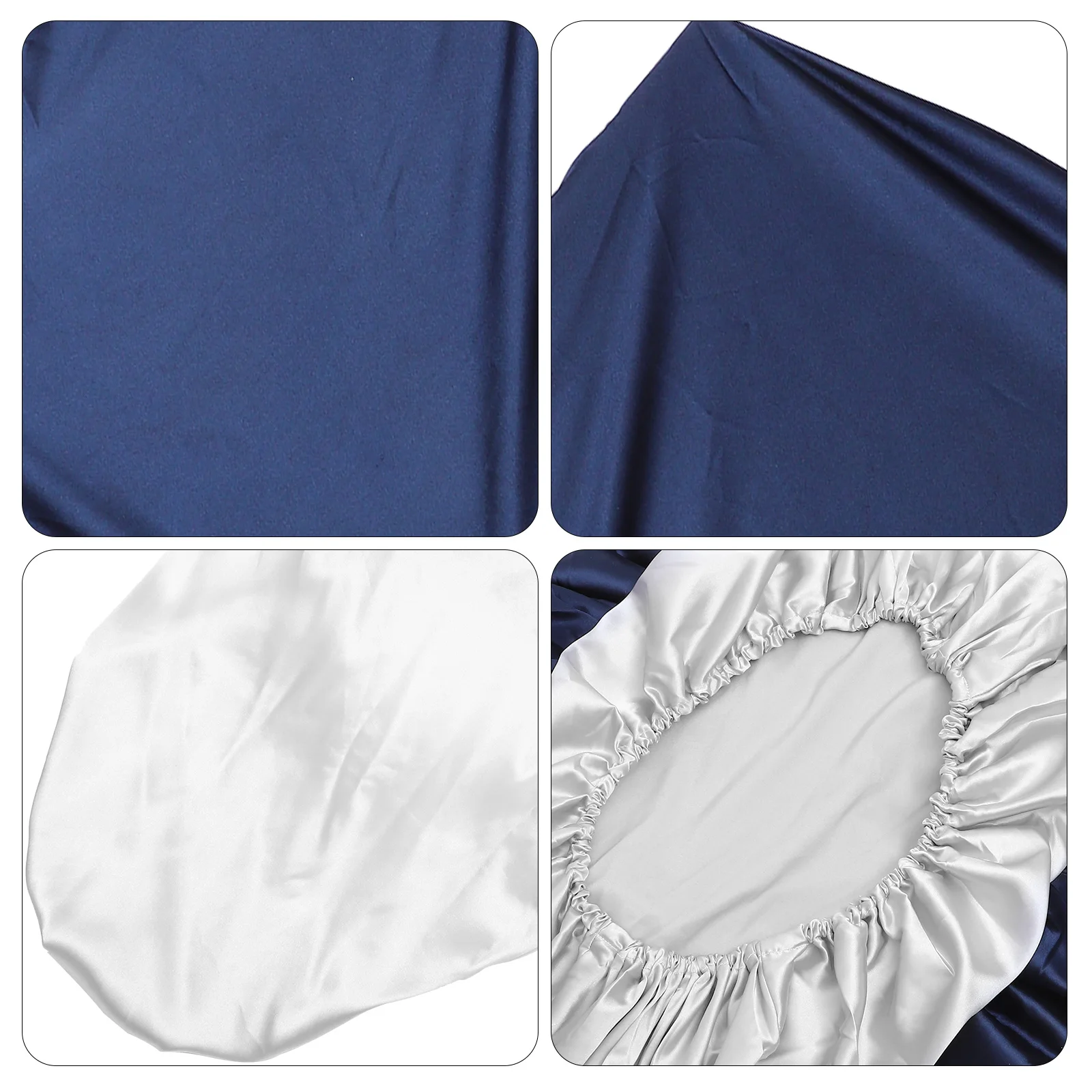 

2 Pcs Bed for Baby Crib Mattress Sheet Fitted Bassinet Protector Neutral Newborn Cradle Cover Muslin Simulated Silk Easy Install