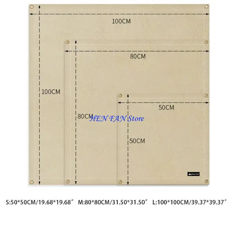 M89D ثقيلة الألياف الزجاجية المتأخرة ، بطانية مقاومة حرارية مقاومة ، في الهواء الطلق التخييم حصيرة الشواء #6
