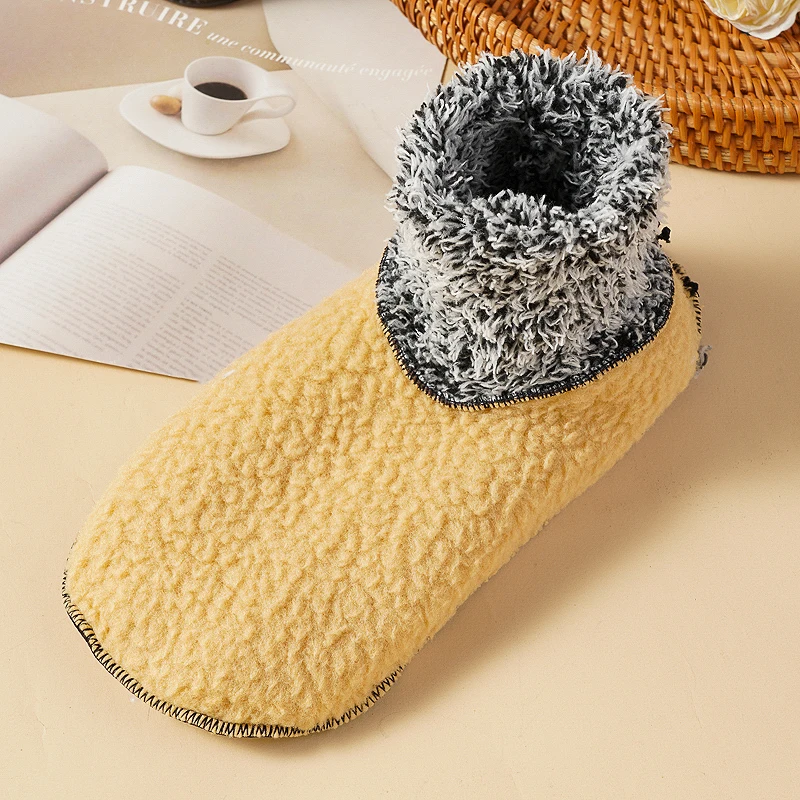 3 Pairs/Lot Adult Winter Thick Warm Anti-Slip Floor Socks Snow Socks Warm Plush Circle Home Sleeping Socks Indoor Slipper Socks view 5