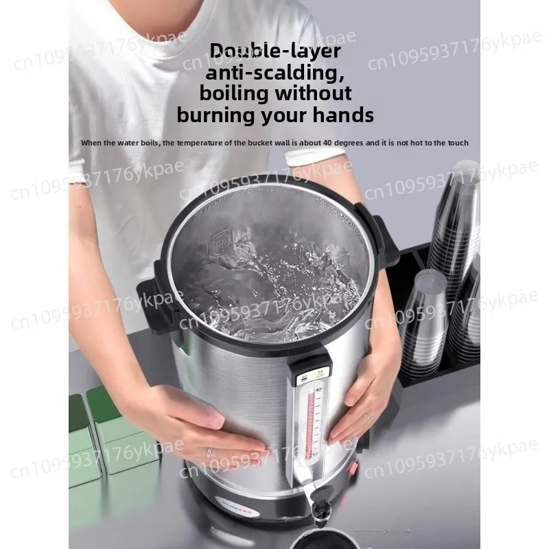 Boiling Kettle 304 Stainless Steel Electric Boiling Water Bucket Tea Boiling Water Bottle Commercial