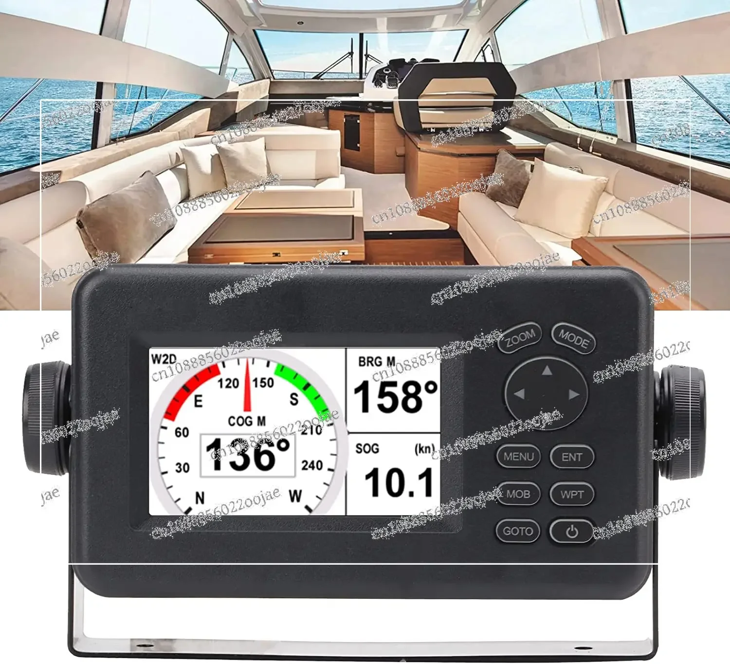 Matsutec ONWA HP-528A HP-528 Class AIS Buoy GPS Transponder Combo 4.3 Color LCD Marine Navigator Navigation Locator Finder