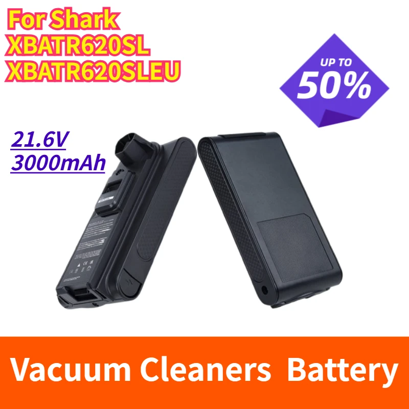 

21.6V 3000mAh Vacuum Cleaners Lithium - Ion Batteries for Shark XBATR620SL XBATR620SLEU with Charger