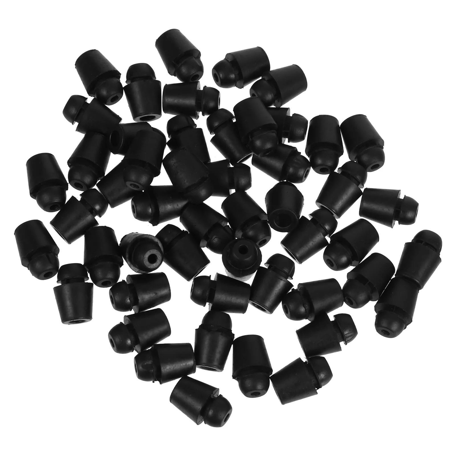 50pcs Door Anti-Collision Rubber Plugs Shock Absorption Bumper Guard For Hood Trunk Doors Car Door Absorber Bumper Protector For