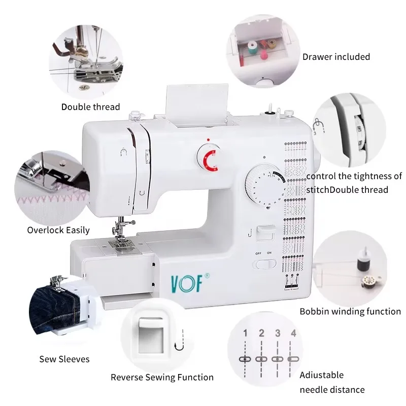 CE CB ROHS SSA Best Electronic Sewing Machine Multi-function Bag Lock Sewing Machine Industry