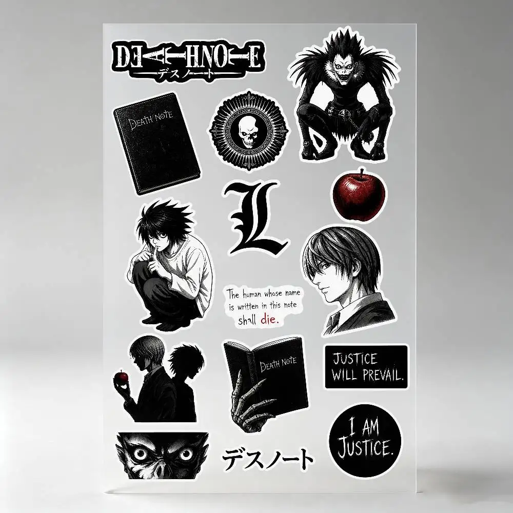 Japaese Anime DEATH NOTE Stickers Auto Body Bumper Windows Motorcycle Laptop Walls Vinyl Decal Car Tuning Accessories