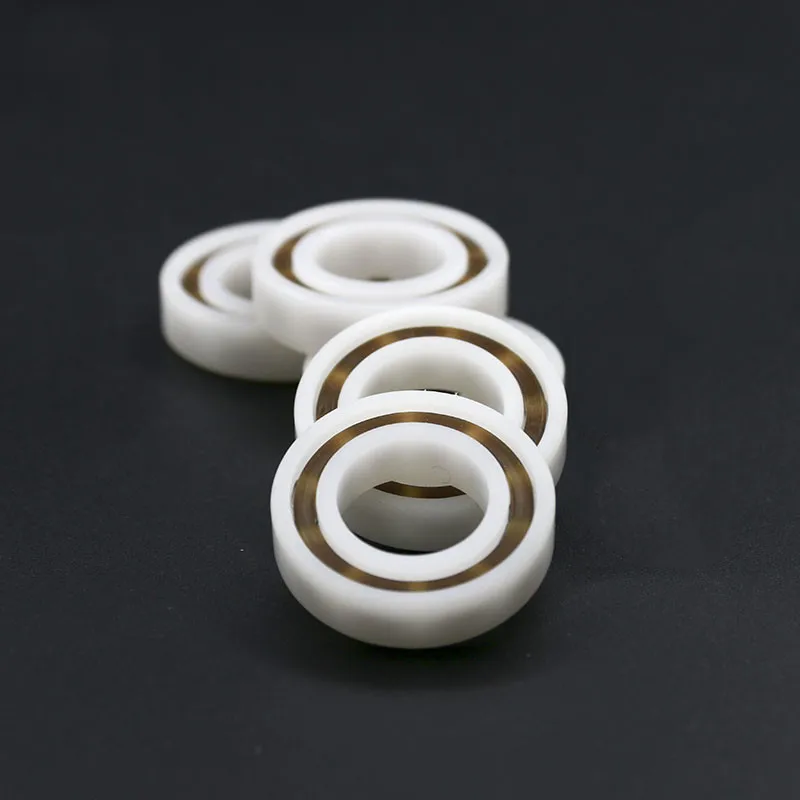 50pcs 606 6mm POM Plastic bearings with Glass balls 6x17x6 mm nylon bearing  6*17*6mm