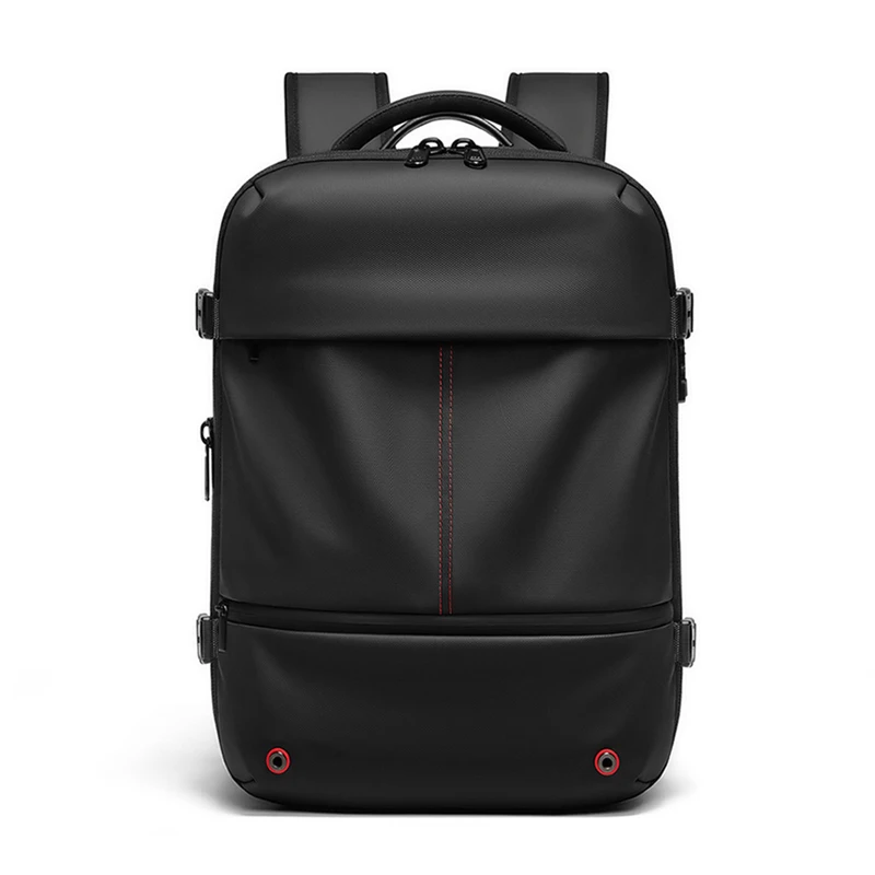 Casual reisrugzak 16-inch vacuümcompressie Laptoprugzak USB-opladen schoolrugzak Uitgebreide wandel-zakelijke rugzak