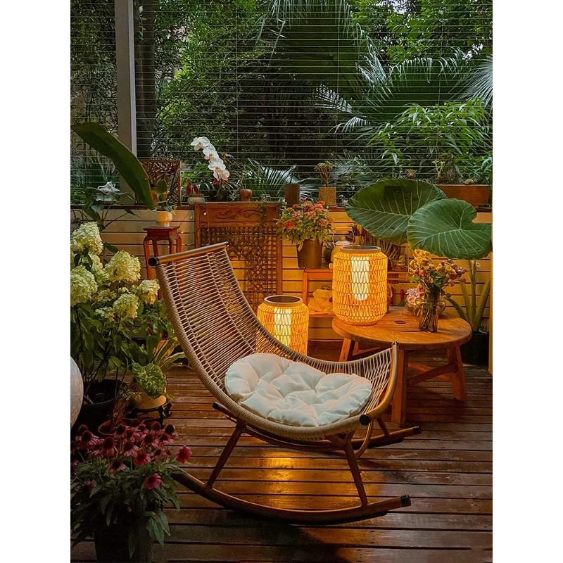 Garden Balcony Home Leisure Chair Rattan Chair Outdoor Patio