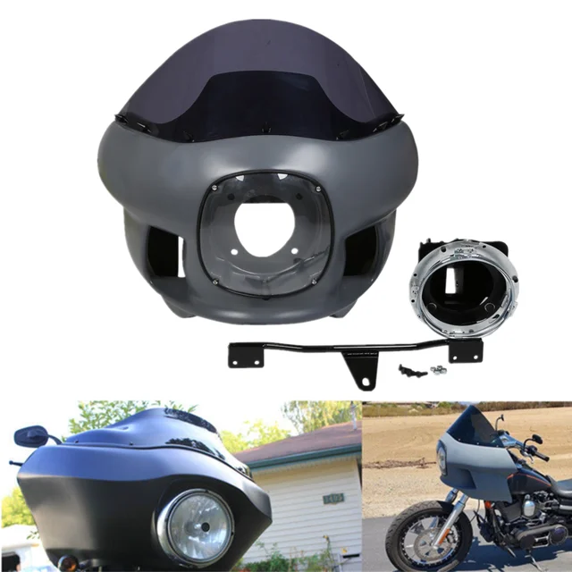 Przedni górny reflektor przedniej szyby do Harley Dyna Street Bob FXDB Super Glide Low Rider