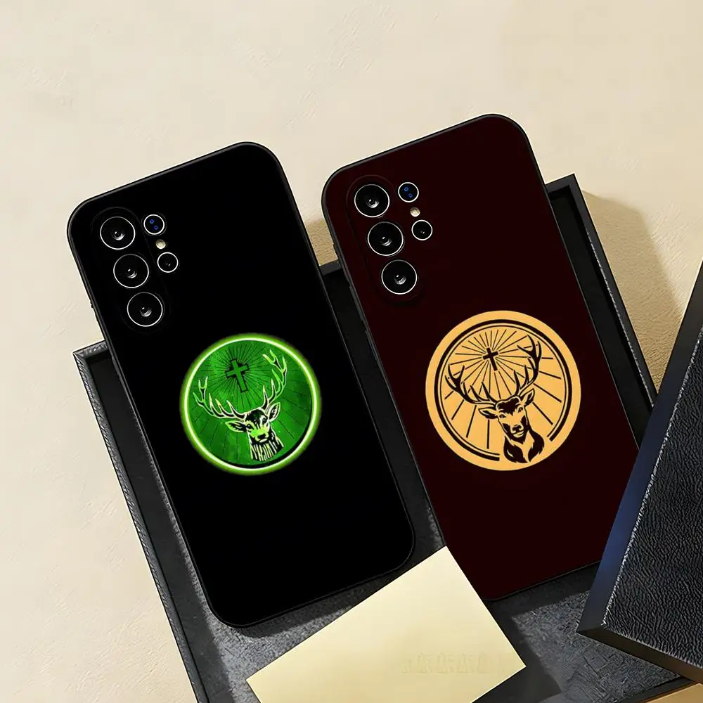 Cool J-Jagermeister Logo Phone Case For Samsung S26 S25 S24 FE S23 S22 S21 Plus S20 Ultra Note20Ultra Black Soft Shell
