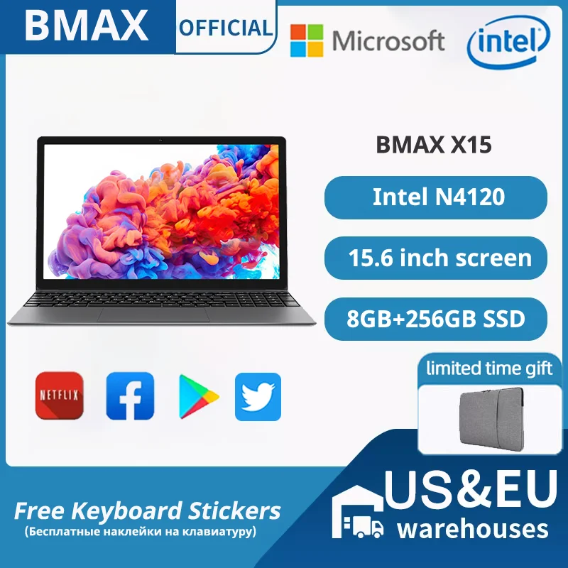 مراجعة شاملة لجهاز BMAX MaxBook X15 المحمول: أداء قوي في حجم صغير