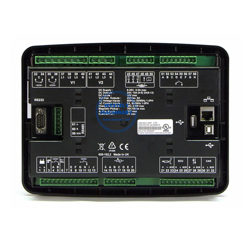 وحدة التحكم الذكية للمولد DSE7420 MKII دليل وتشغيل تلقائي للإلكترونيات في أعماق البحار DSE 7420 MKII AMF محرك DSE7420MKII