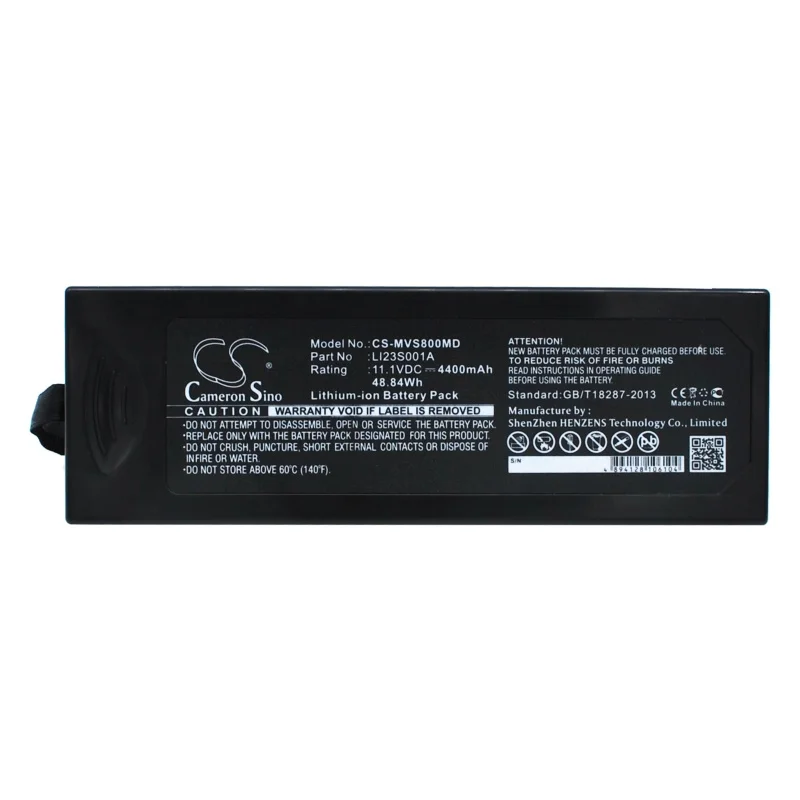 

Li-ion Medical Battery for Mindray,11.1v,4400mAh,VS800,VS-800,WATO EX-20,PM8000,PM7000,LI23S001A