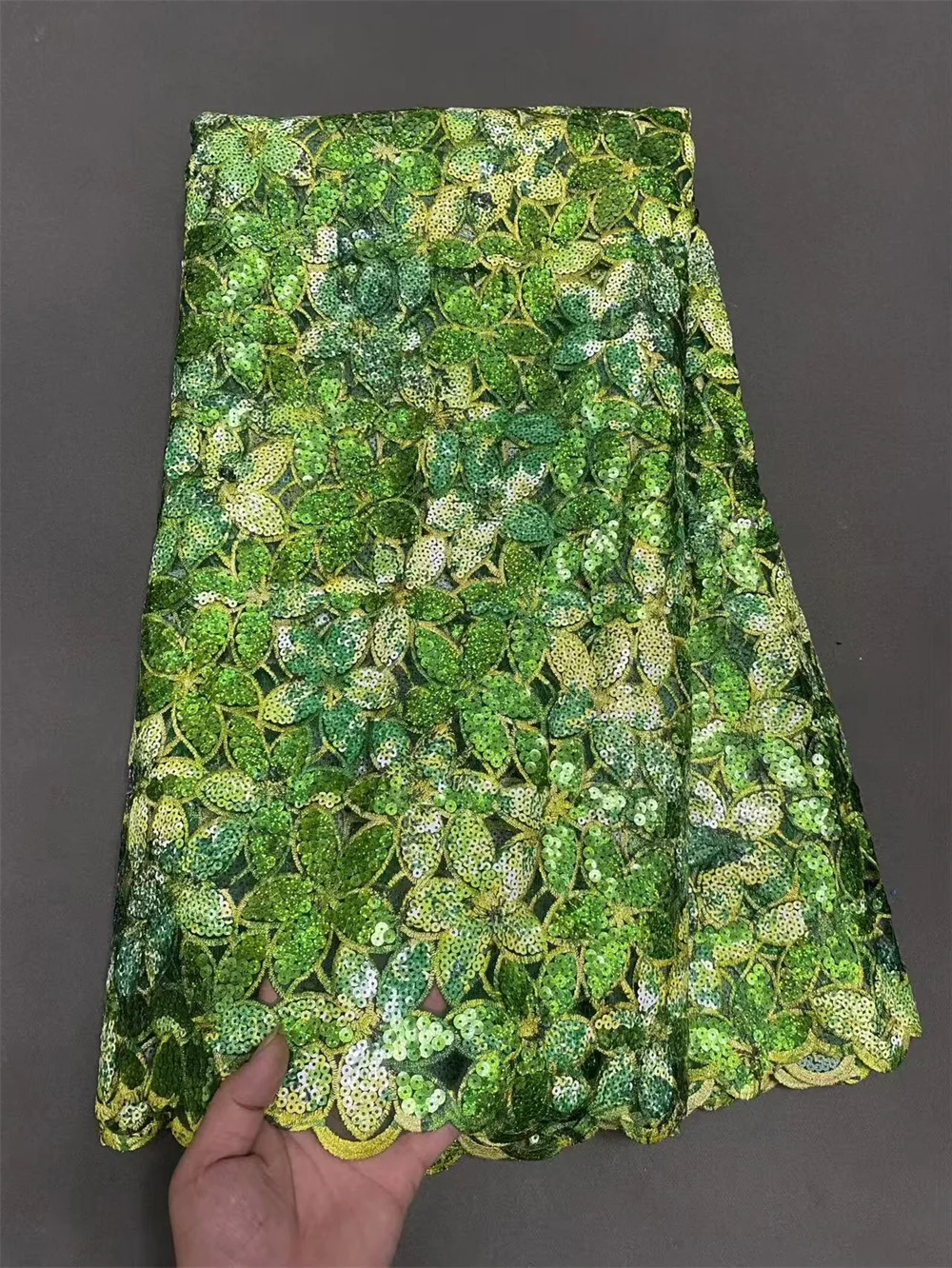 

Африканская нигерийская 2025 для шитья платья, высокое качество, тюль, кружевная ткань, дамасская органза, кружевная вышивка, свадебная вечеринка, 5 ярдов, Hm185-1