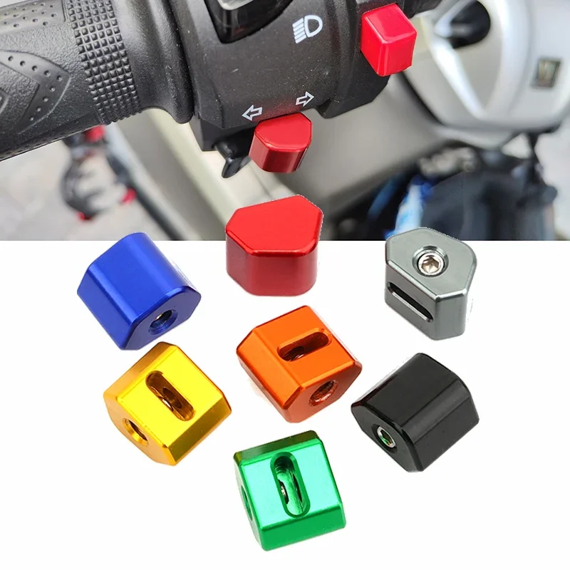 For Benelli Honda Suzuki Yamaha Kawasaki BMW KTM xamx Motorcycle Switch Button Turn Signal High Low Beam Start Button Key Cap