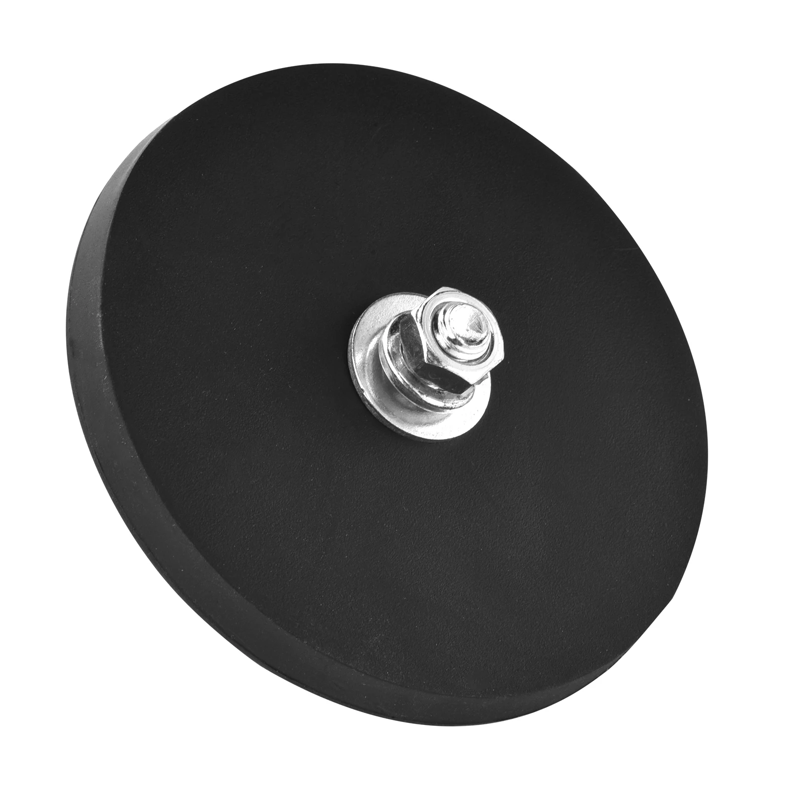 3er-Set 66mm 88mm M8 Starke Gummi-Magnetfußhalterung mit Schrauben und Unterlegscheiben für Arbeitsleuchten, SUV- und Offroad-Lichtständer zur Befestigung – Detail 2