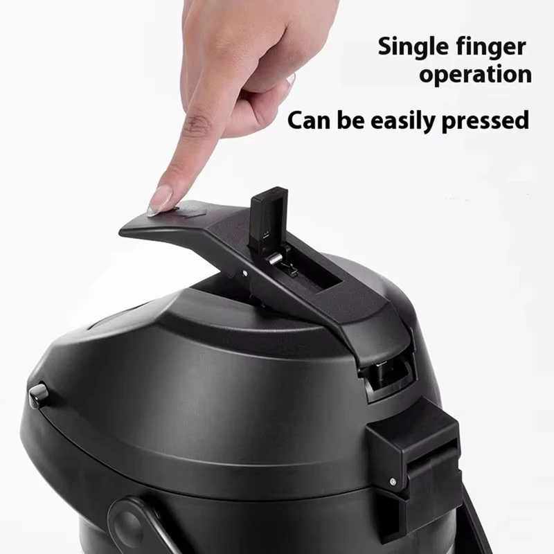 Stainless Steel Insulated Kettle Air Kettle Pressure Water Dispenser Large Capacity Household Water Vacuum Bottle-ABLA