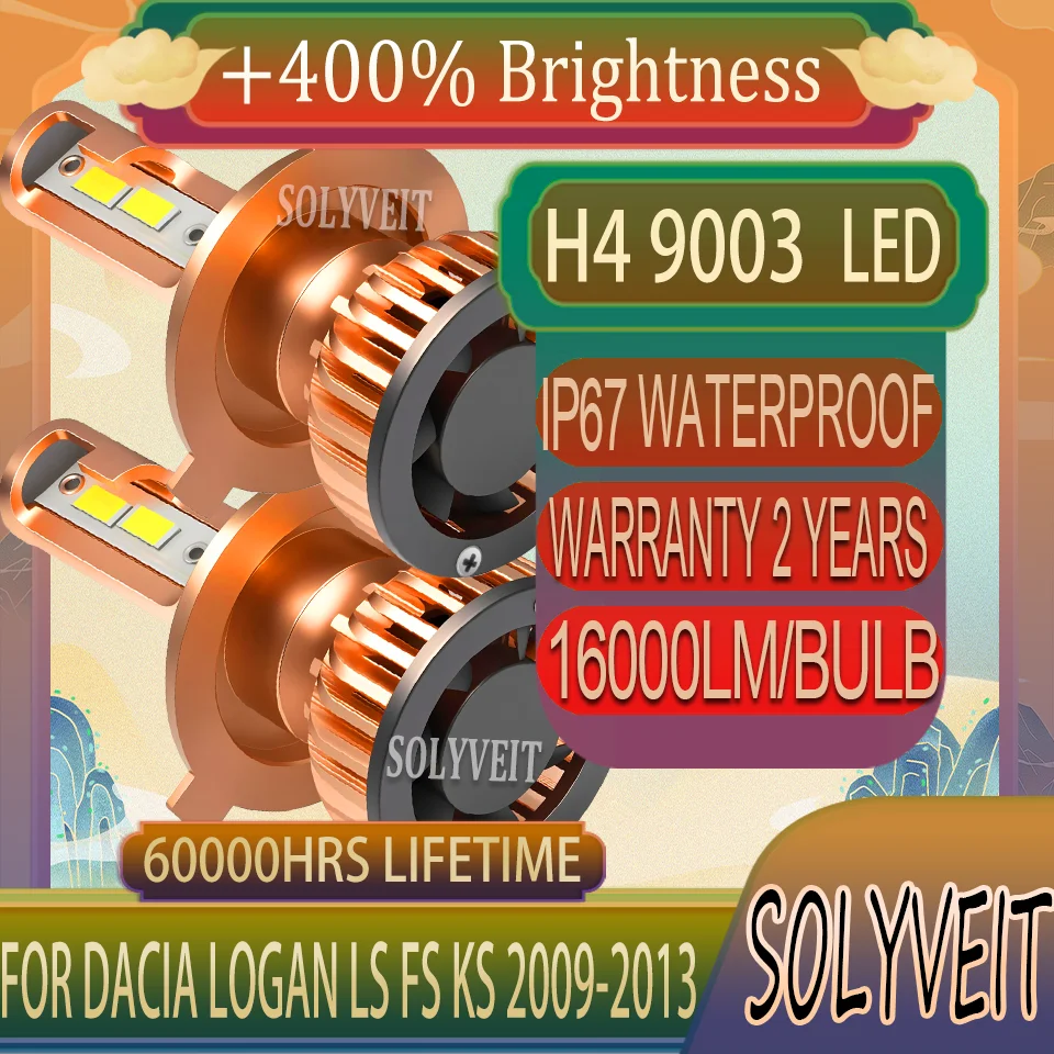 

Clear Illumination 2-Year Hassle-Free Warranty High Low Beam Headlight Bulb FOR Dacia Logan LS FS KS 2009 2010 2011 2012 2013