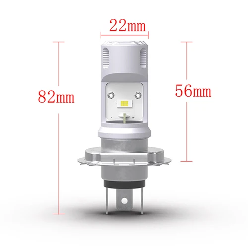 Imagen 2 del producto Philips HS1 LED faro Motor 6500K lámpara blanca LED brillante motocicleta luz alta y baja 12V PX43t Moto bombilla 11636UMRX1