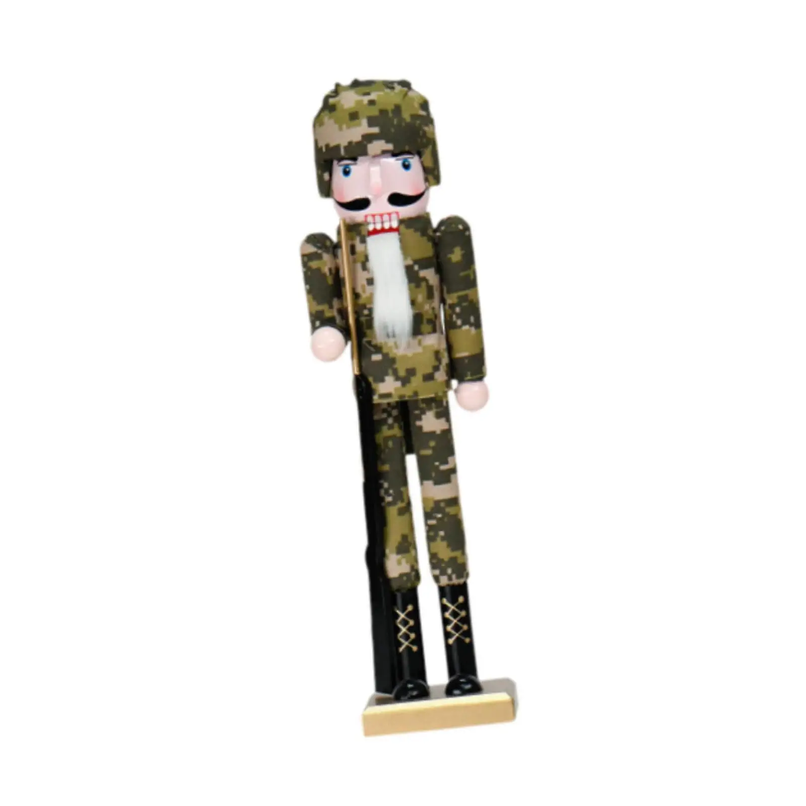 木製のくるみ割り人形、クリスマスのくるみ割り人形の彫刻、卓上 - Nutcracker Figurine のレビューと価格