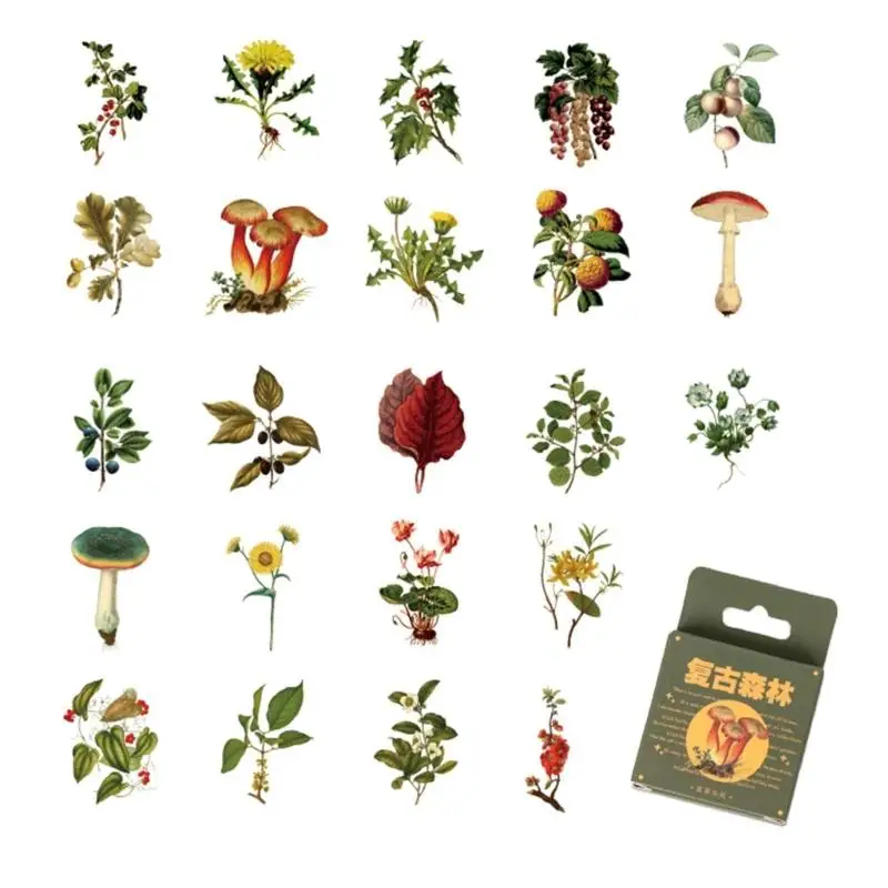 Artistic Decorative Scrapbook Sticker for Adult Student, Journaling Sticker Book Aesthetic Sticker Scrapbook Sticker D2RC