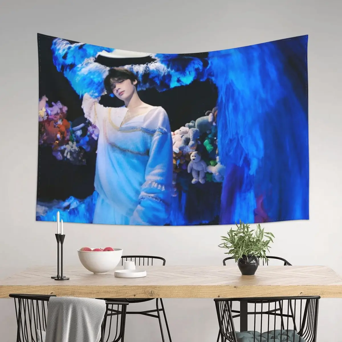 

TXT Huening Kai Temptation Nightmare Tapestry Wall Decor Hanging Home Supplies Home Decorations Tapestry