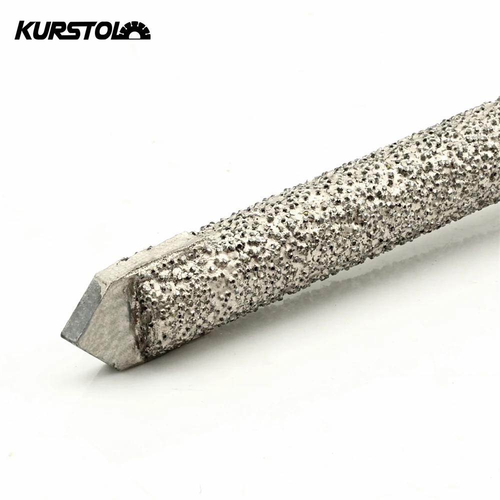 KURSTOL 1pc Dia 8mm Diamond Milling Bit Mortar Removal For Mortar Masonry Brick Multi-Purpose Angle Grinder Milling Finger Bit