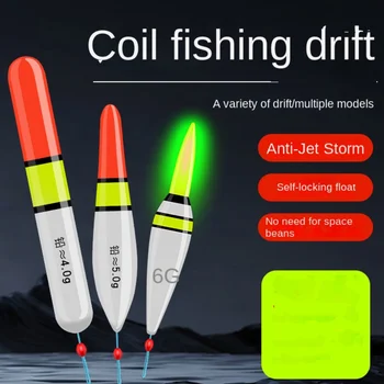 एलईडी इलेक्ट्रॉनिक फिशिंग फ्लोट इंडिकेटर स्लिप ड्रिफ्ट ट्यूब लाइट फ्लोट ग्रीन लाइट बॉय स्ट्राइक रॉक फिशिंग फ्लोट्स विंटर फिशिंग 10 best sales स्लिप बॉबर - №8