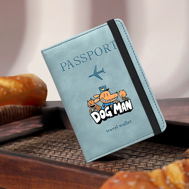 

Dogs Mans Passport Cover Cute Cartoon Travel Wallet Fashion Print Portable Multiple Card Holder RFID Blocking Bag Birthday Gifts