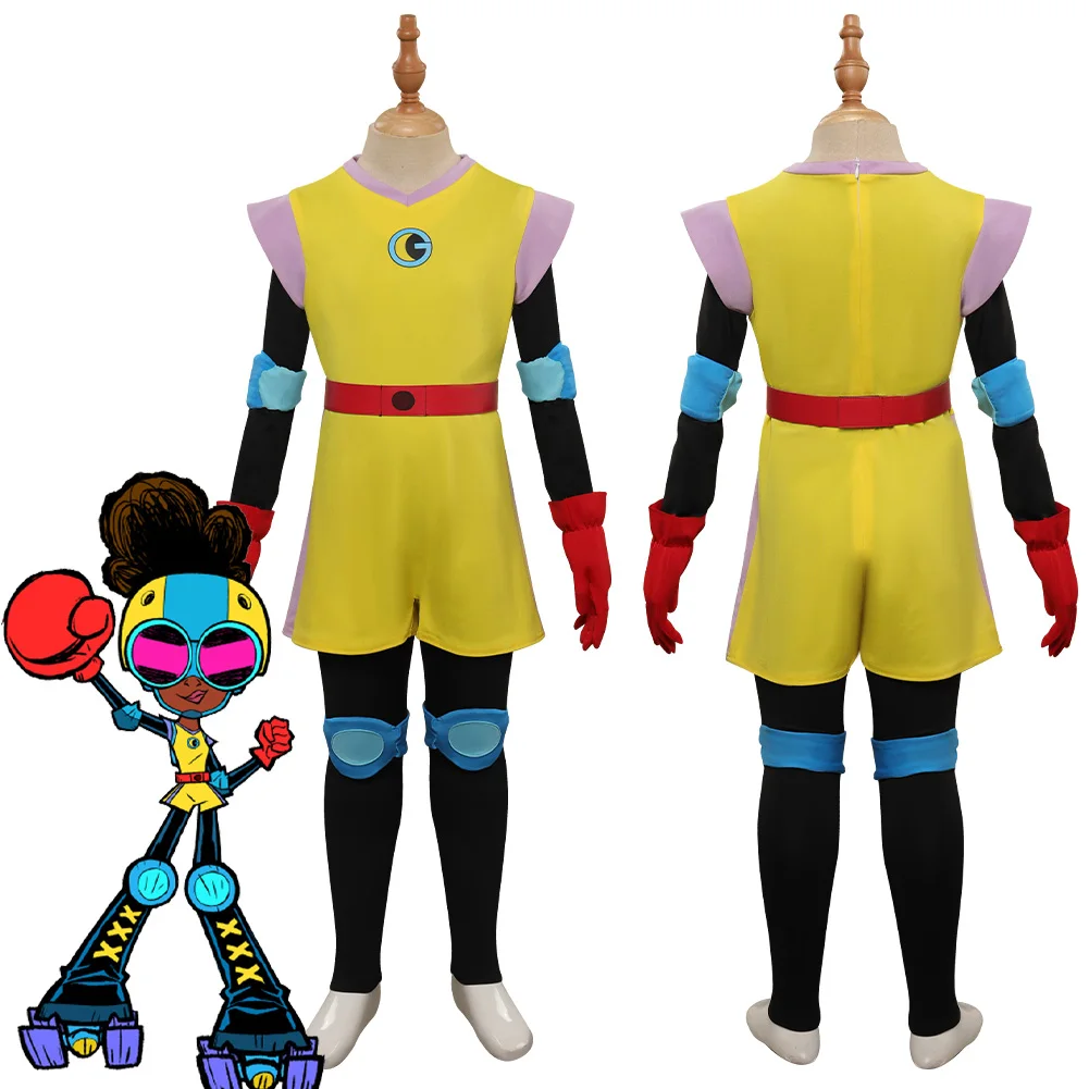 أطفال القمر فتاة والشيطان ديناصور لونيلا لافاييت تأثيري حلي بذلة بنين بنات ملابس أطفال هالوين كرنفال البدلة