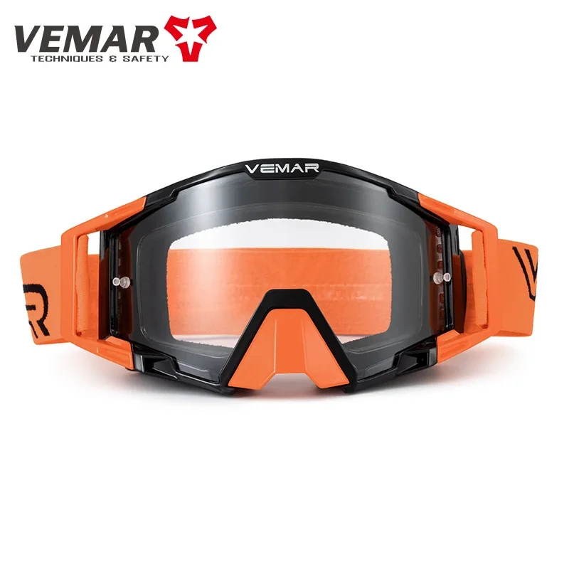 VEMAR Professional Off-Road Motorcycle Goggles Sunglasses for Full Face Helmet, Motocross Skiing, Windproof Dustproof Goggles