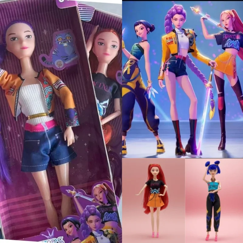 

2025 NEW Anime KPop Demon Hunters Doll Vinyl Toy Rumi Mira zoi Character vinyl mask figurine Birthday Gift Fan Club Gifts