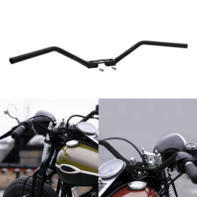 

Black 1" Bar Bar Handlebar Fit For Harley Davidson Springers Before 1982