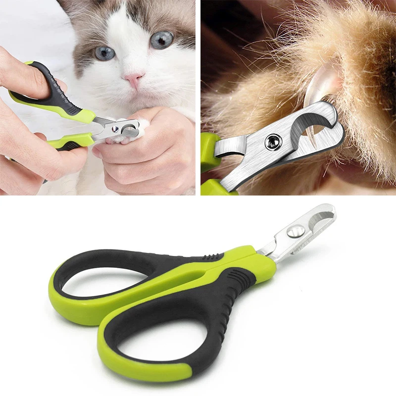 Cat Nail Clipperspet Scissorscleaning & Grooming Toolsnail Clippers Dogs Catssmall Dogs Stainless steel blades cat nail clipper