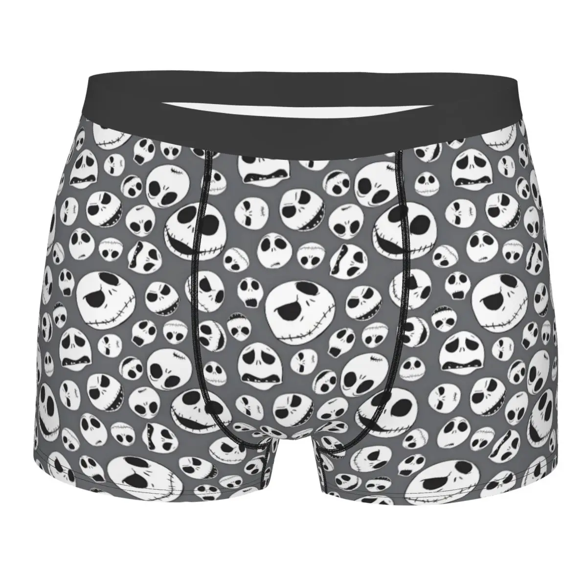 Moda The Nightmare Before Christmas Boxer Pantaloncini Mutandine Mutande maschili Stretch Gothic Jack Skellington Slip intimo