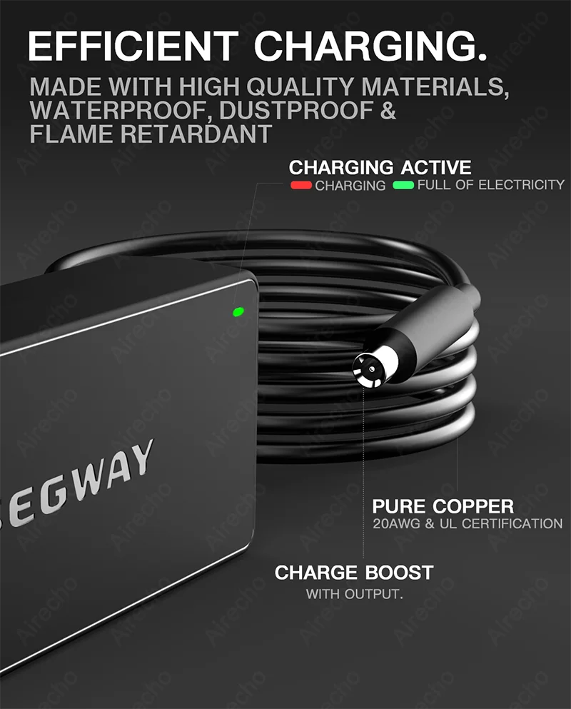 Original Segway 42V 1.7A Charger For Xiaomi M365/Pro For Ninebot G2 G30 ES2 ES4 E22 G30LP T15 F30 F40 F2 D28 D38 Power Adapter view 2