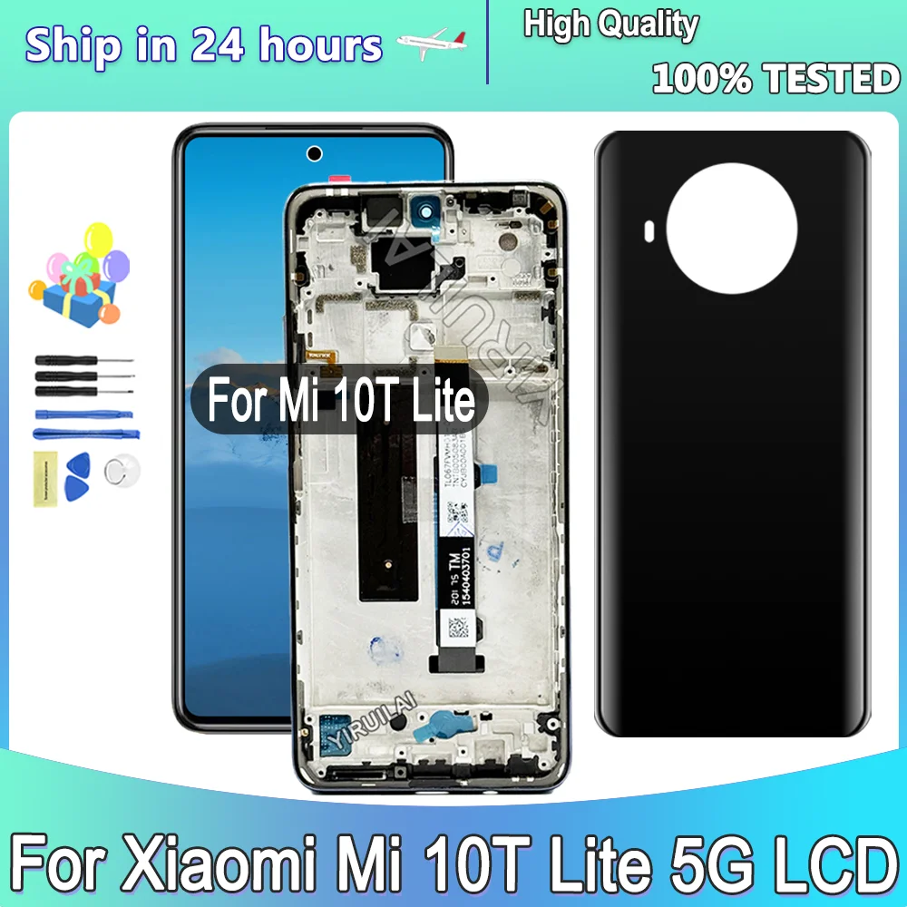 

6.55‘’TFT For Xiaomi Mi 10T Lite 5G Display LCD Touch Screen Digitizer Assembly For Xiaomi M2007J17G LCD Replacement Parts