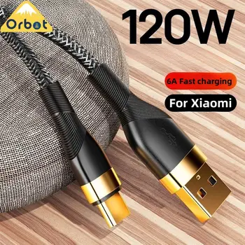 Orbot 120W Type-C 快充線 金色 USB 線 適用於小米 6A 線 TTPC C 適用於華為 vivo 8 最佳銷售 120瓦電纜 - №7