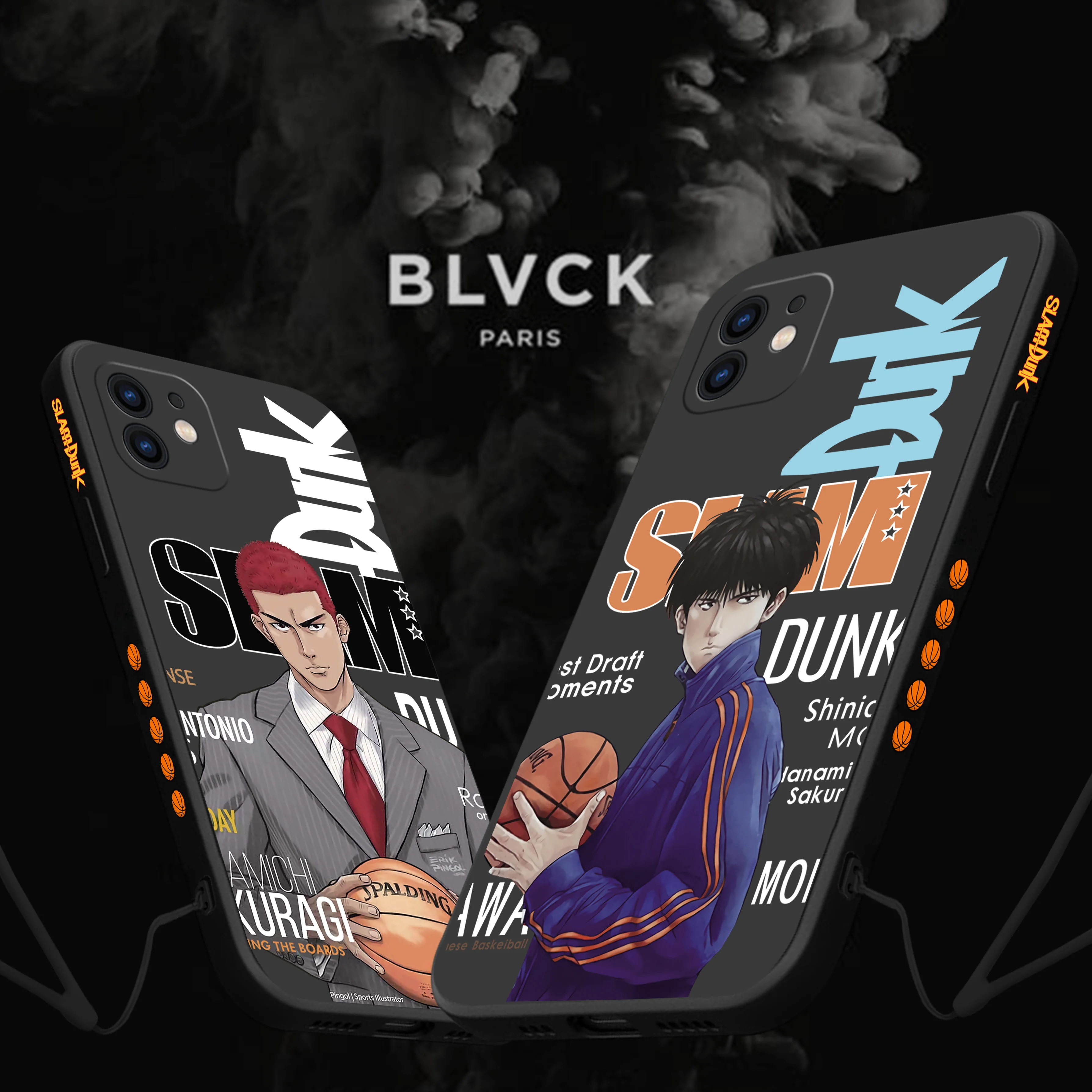 Japan Hot Anime Slam Dunk Phone Case for Oneplus Nord 3 2 9R 9 8T 8 7 7T Pro 6 5G Liquid Silicone Cover with Hand Strap