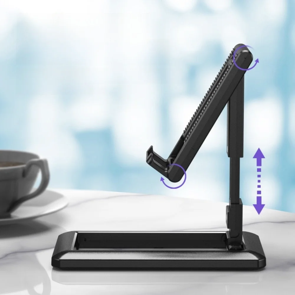 

Durable Plastic Desktop Phone Mount Telescopic Convenient Foldable Phone Holder Grip Supports Cellphone Brackets Accessory