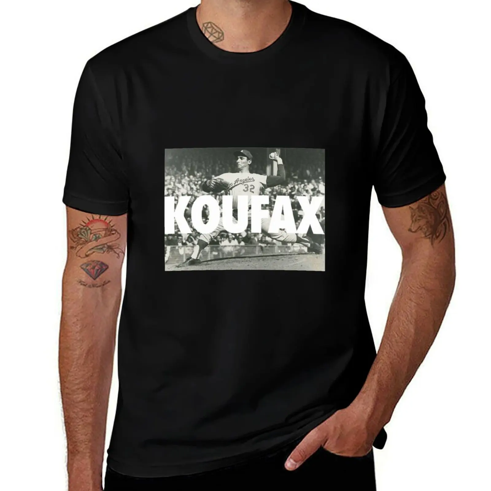 

Sandy Koufax T-Shirt luxury t-shirt rapper graphic tees plus sizes men tshirt