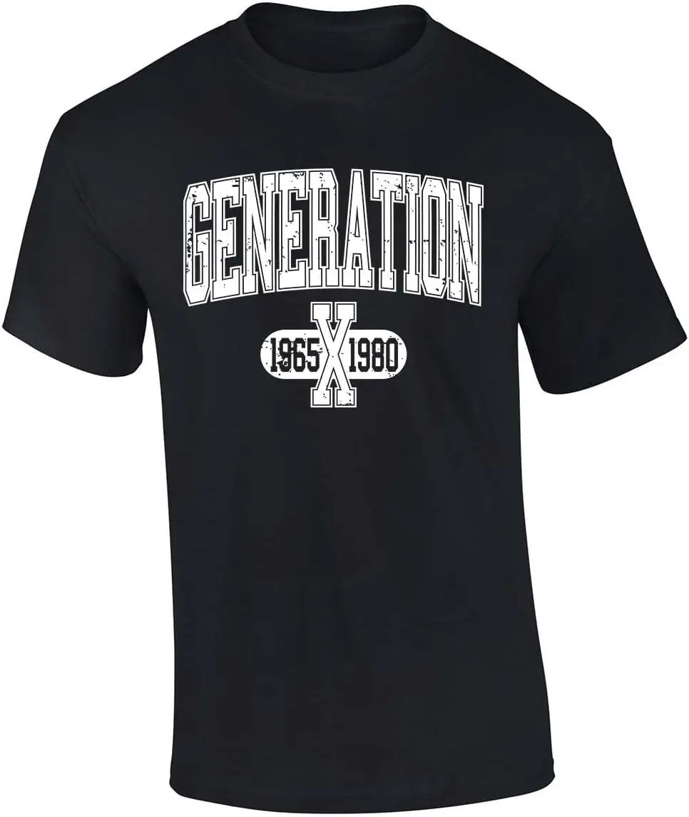 

Trenz Shirt Company Mens Gen X Tshirt Generation X 1965-1980 Short Sleeve