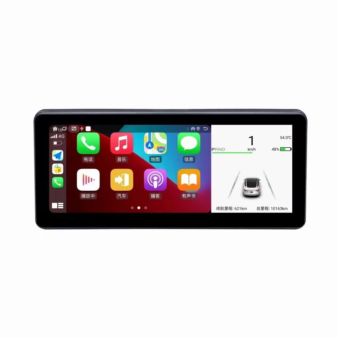 10.25 Inch Center Screen HUD Smart Control LCD 720p Dashboard Digital Performance Screen for     Model 3YSX