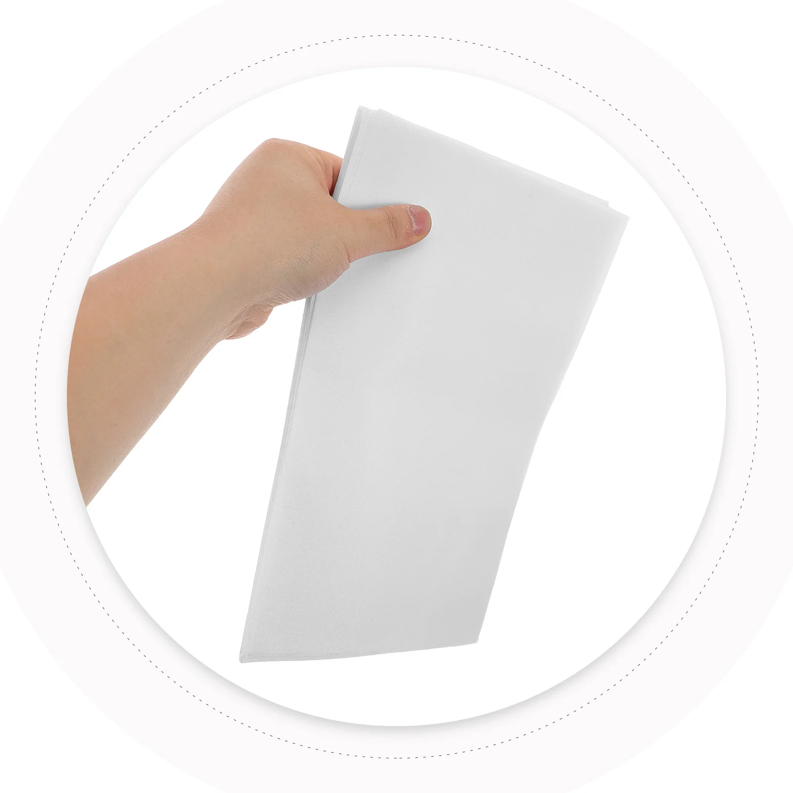 

50Pcs Running Bib Lightweight Reusable Clear Number System for Marathon Race Competition Athletic Events