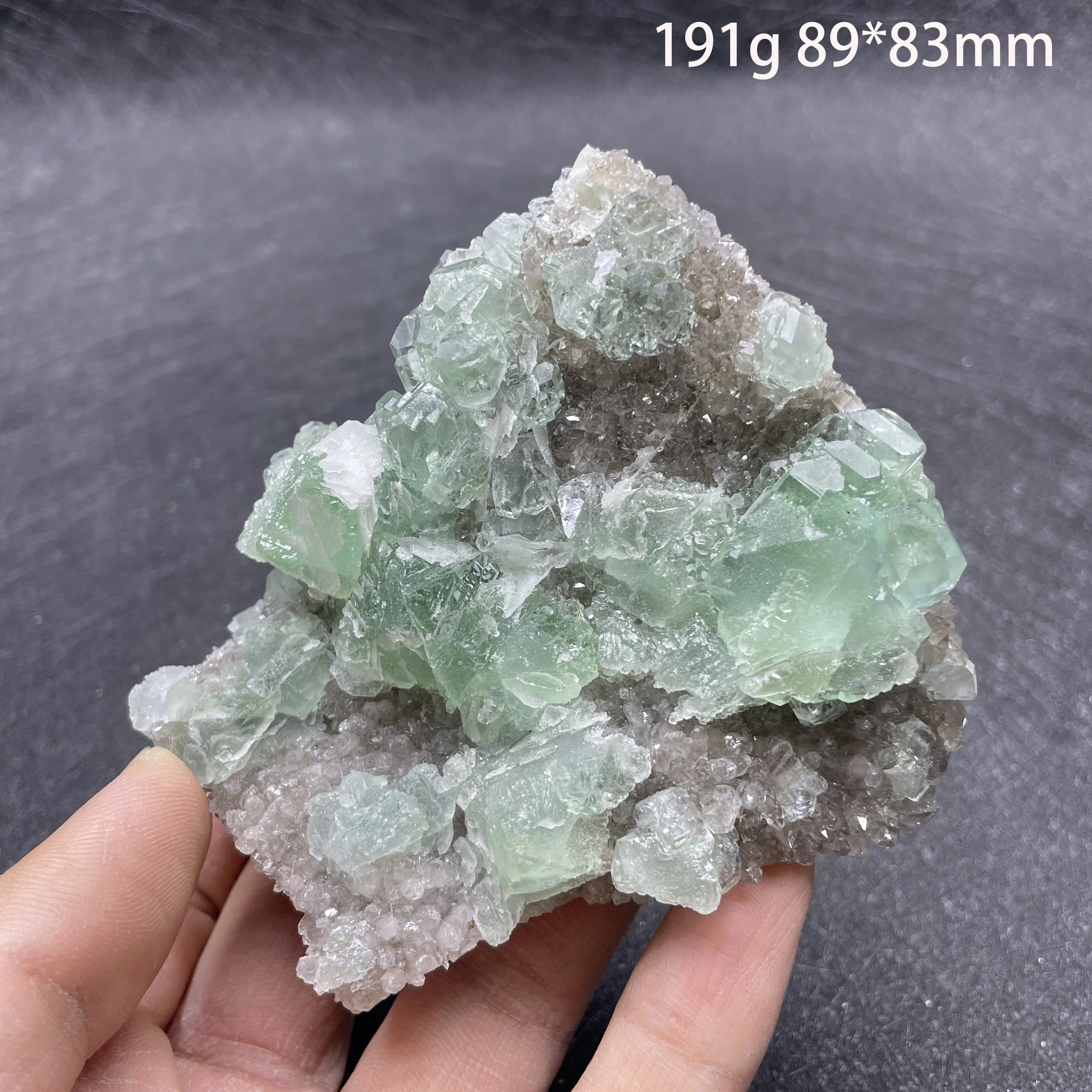 

Natural Raw Stone Fluorite Crystal Cluster Zhejiang Xianghualing Mineral Quartz Rock Specimen Decoration Rough Polished Healing